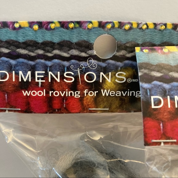 Dimensions Wool Pencil Roving Variegated Black Grey Felt Needle Felting Crafts - Picture 4 of 13